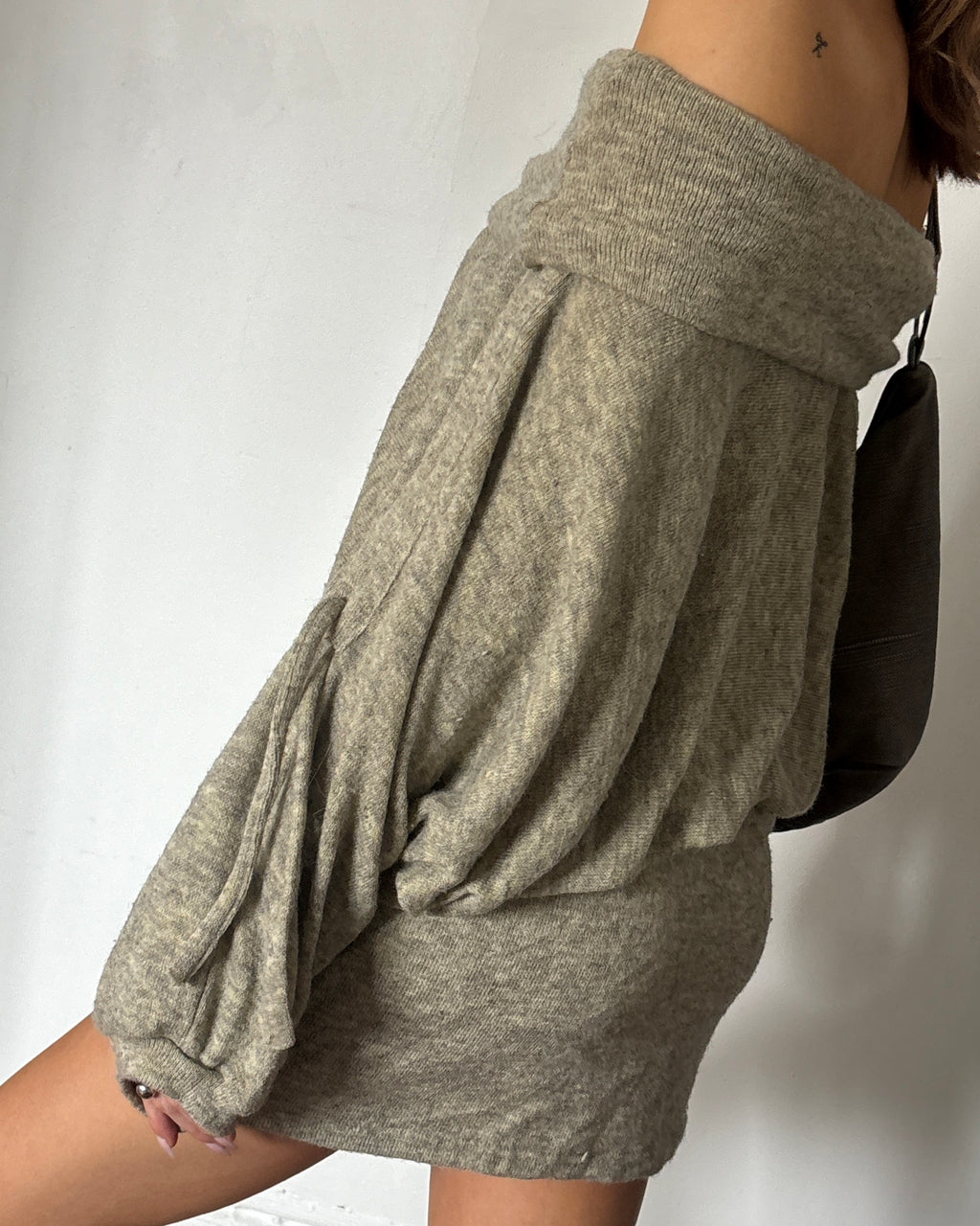 Sage Knit Sweater Dress